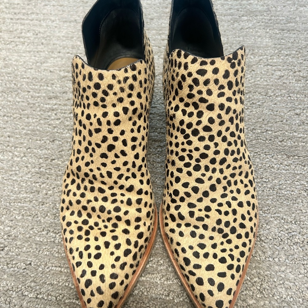 Dolce Vita Cheetah Print Ankle Booties